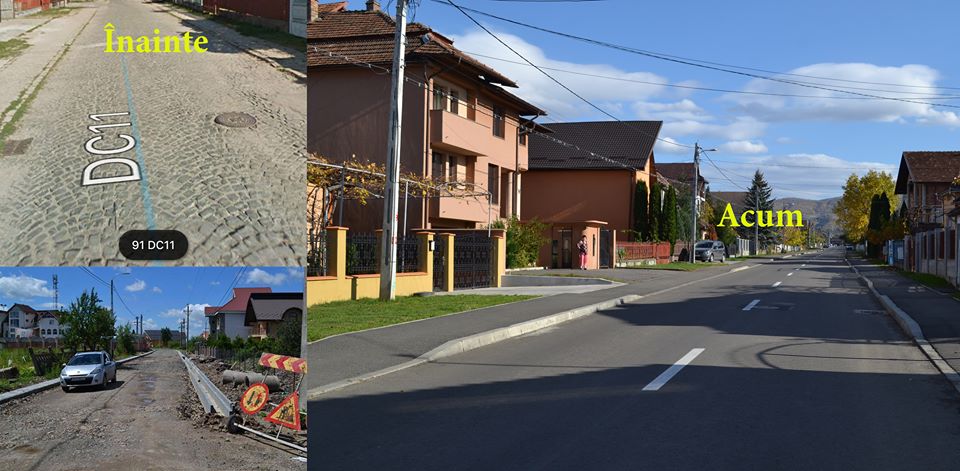 Străzi modernizate și reabilitate în Capitala Țării Oașului