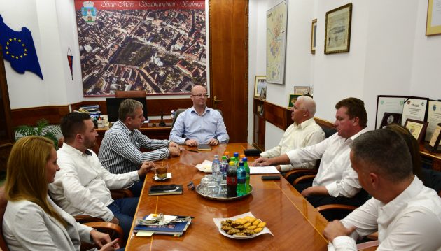 FOTO. COLABORARE. Satu Mare și Nyíregyháza vor implementa  proiecte transforntaliere comune