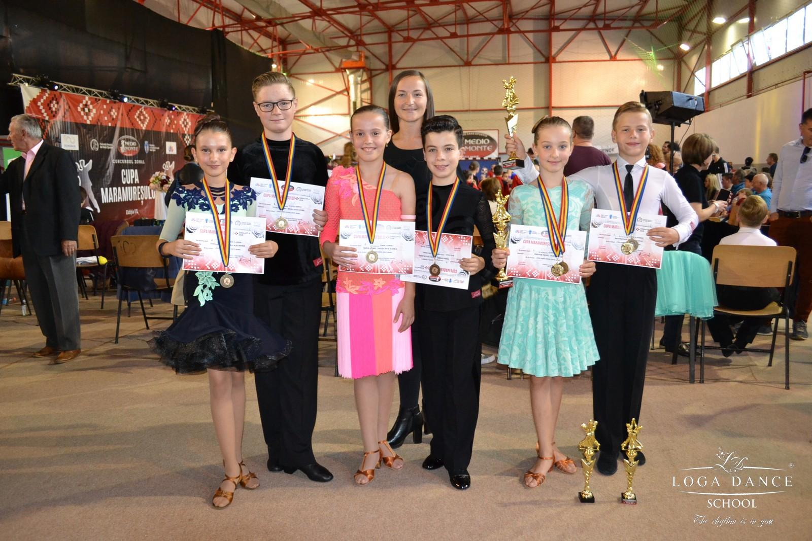 Loga Dance School cu nouă perechi finaliste la Cupa Maramureșului