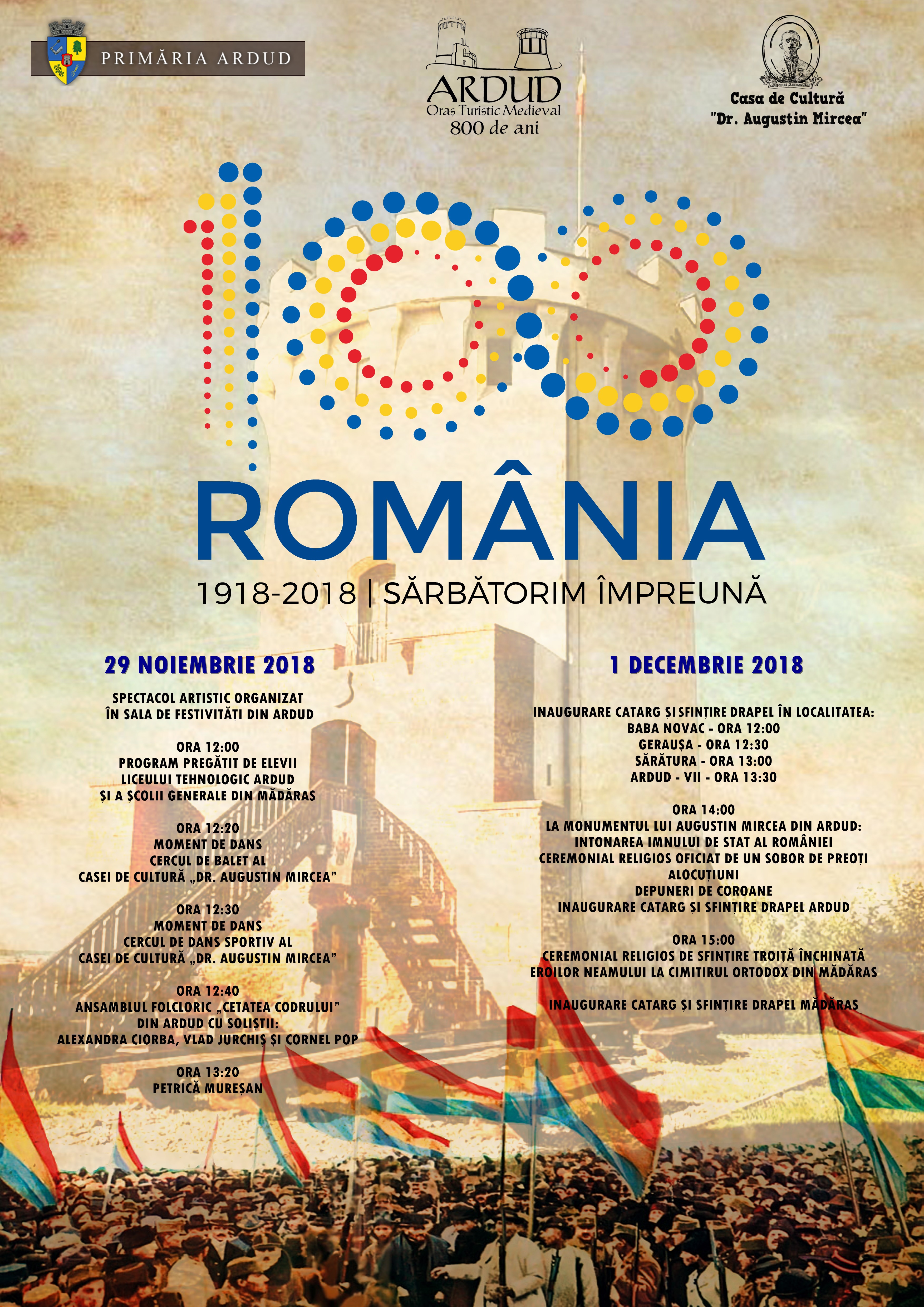 Program de Centenar la Ardud