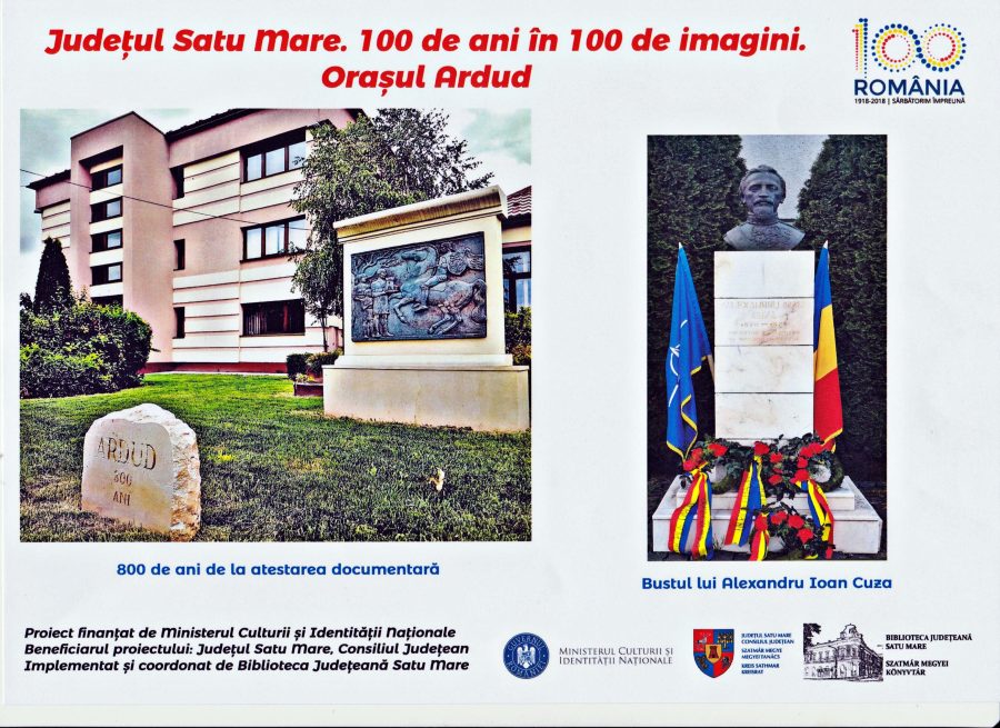 INVITAȚIE. Suită de evenimente dedicate Centenarului la Ardud. Intrarea este liberă