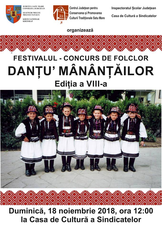 Festivalul Concurs Județean de Folclor „Danțu’ Mânânțăilor” la cea de-a VIII a ediție