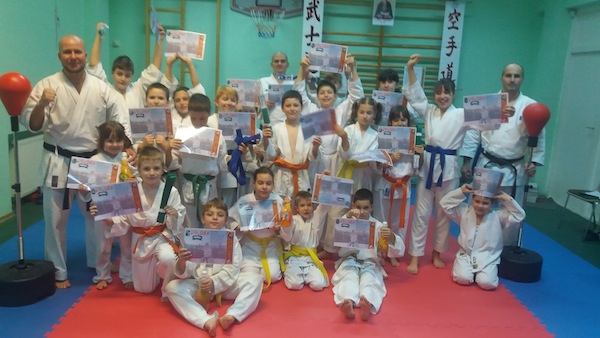 Karate  /  Examen de grad la CS Bushido