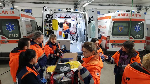 ACHIZIȚIE. Cinci AMBULANȚE NOI la Satu Mare. Personalul medical, instruit pentru ele