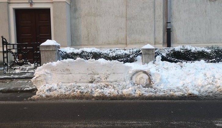 Arta urbană de iarnă