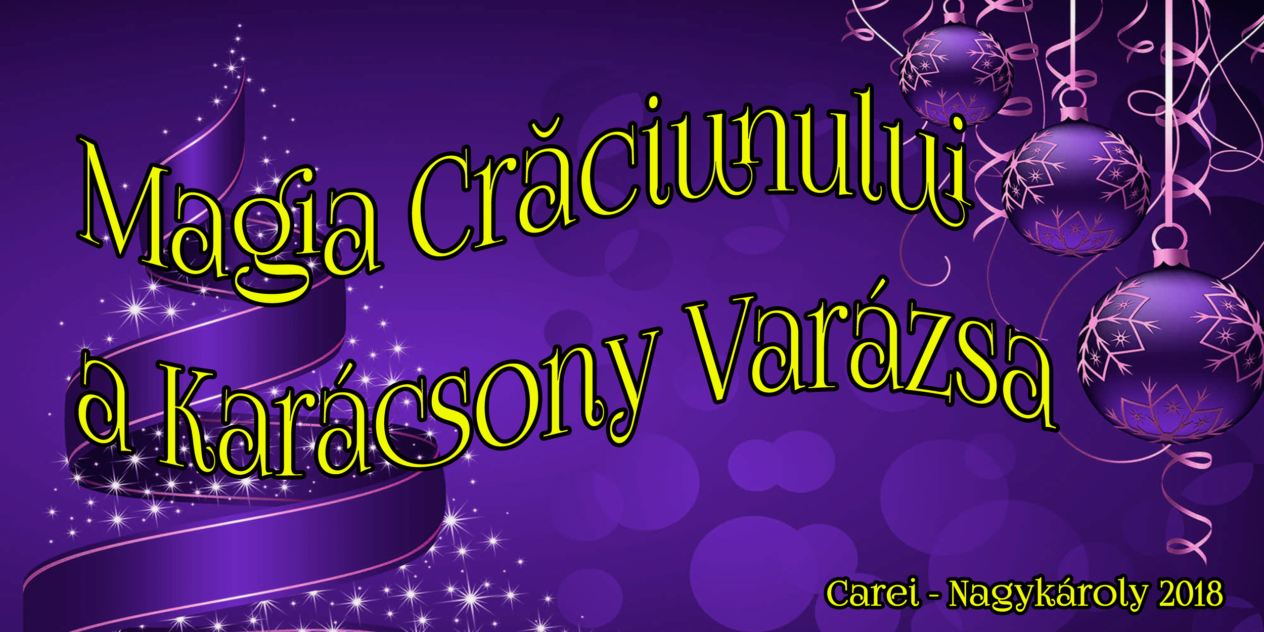 Magia Crăciunului 2018. Programul Târgului de Crăciun de la Carei