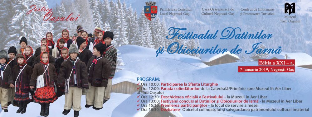 OȘENII nu își pierd TRADIȚIILE. Festivalul Datinilor şi Obiceiurilor de Iarnă, ediția a XXI-a, Negrești Oaș
