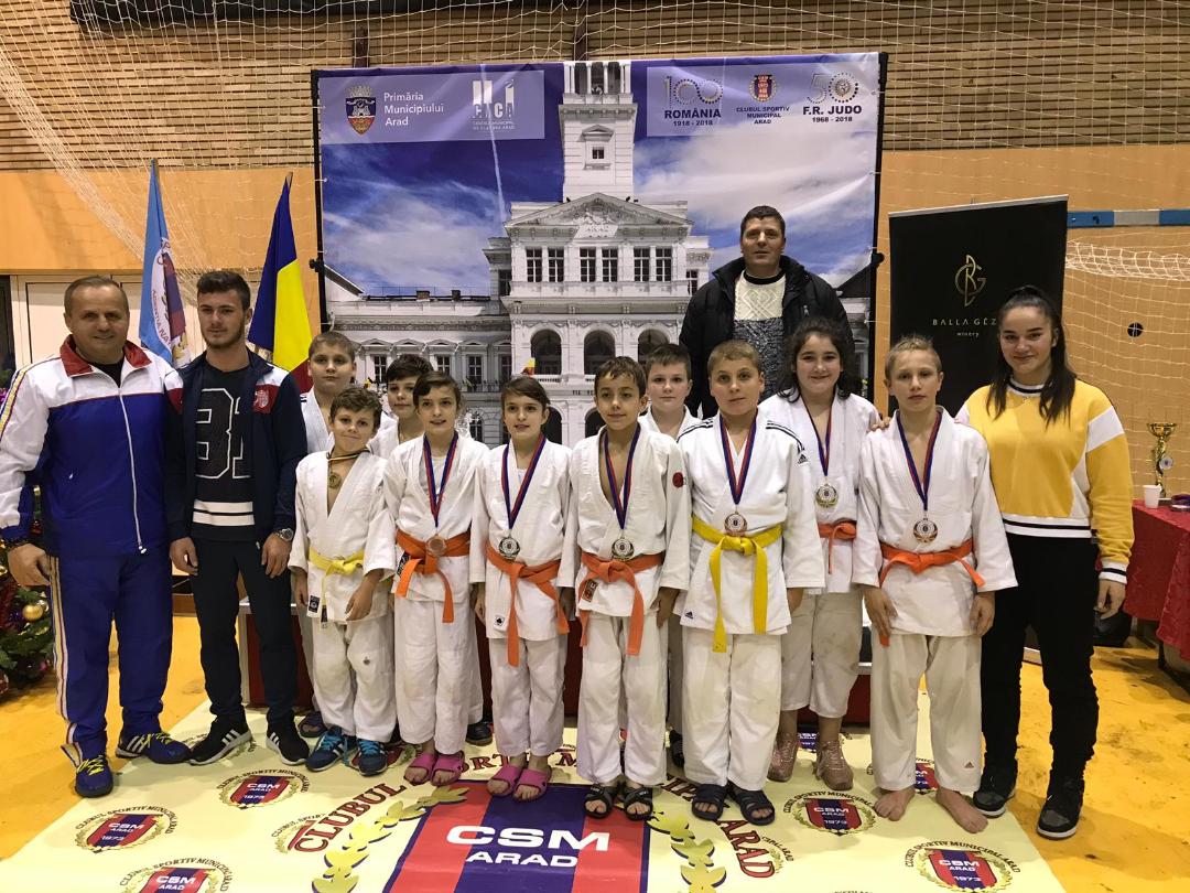 Judo  /  CSM-CS Fușle Security, pe podium la Arad