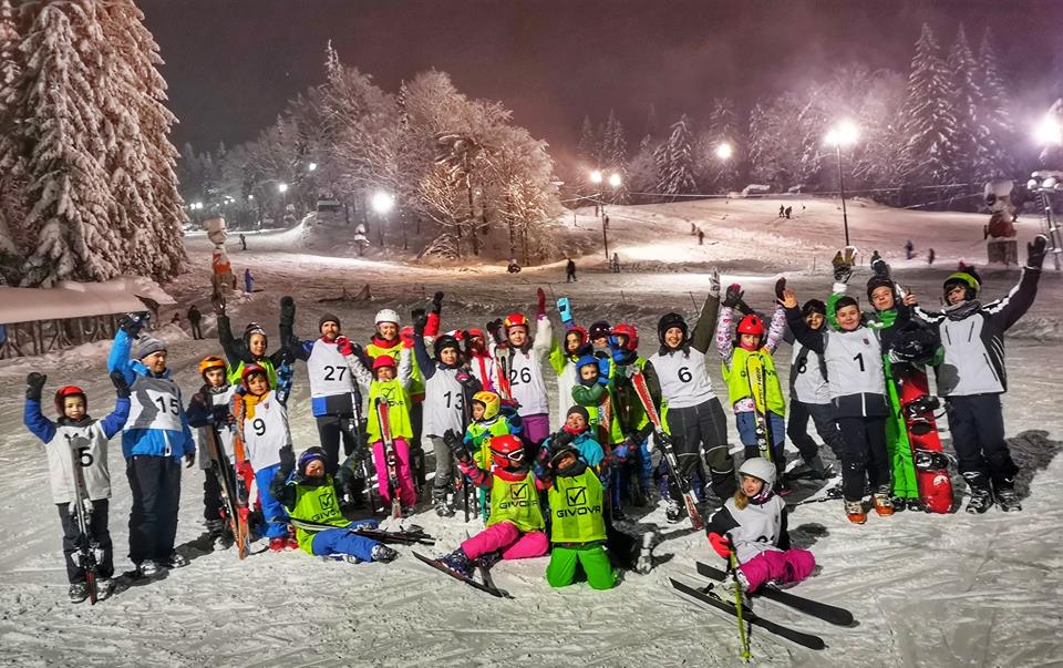 Caiac SMile pe pârtie