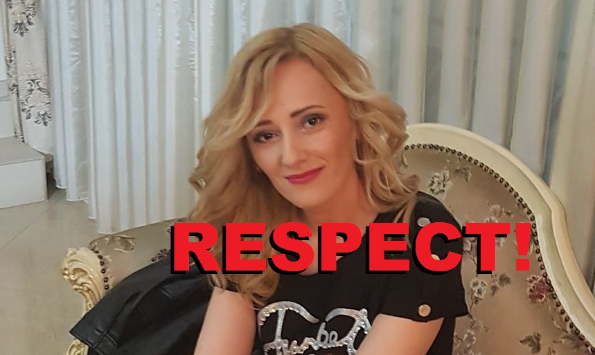 FOTO. RESPECT. Ea este ASISTENTA de la UPU, demnă de tot RESPECTUL nostru. Un licăr de NORMALITATE prin PUTEREA EXEMPLULUI