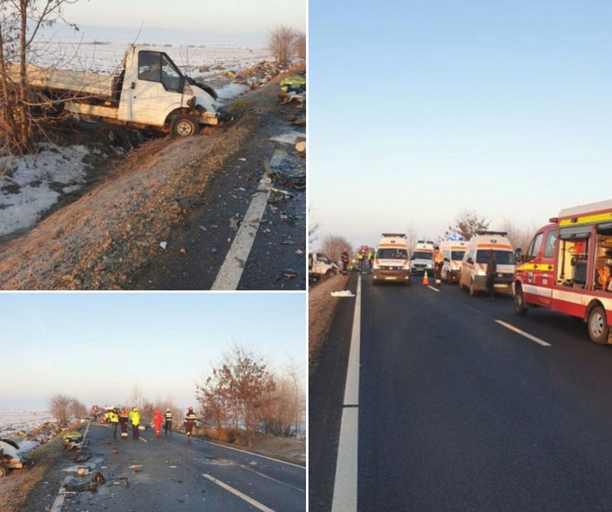 VIDEO/FOTO. ACCIDENT MORTAL în drum spre vamă. Doi MORȚI și șapte GRAV răniți