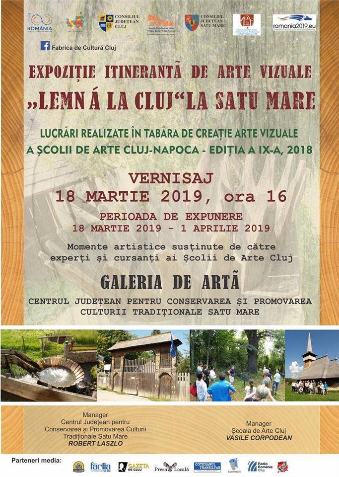 Expoziția ”Lemn a la Cluj”, la Satu Mare