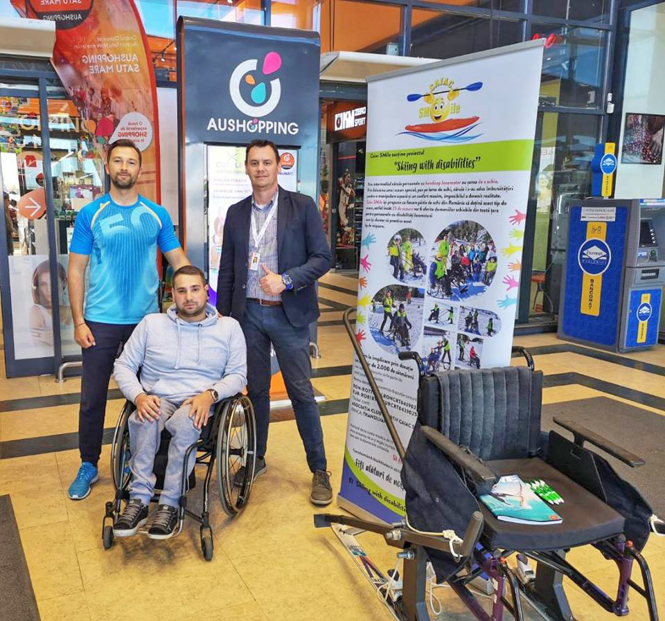 Vino să susții alături de Caiac SMile proiectul "Skiing with disabilities”