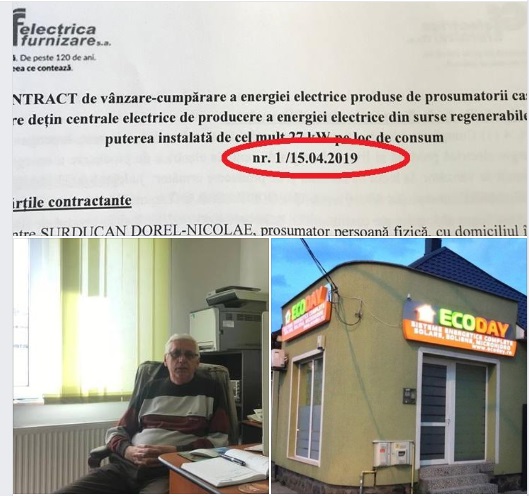 FOTO. PREMIERĂ. Dorel Surducan, PRIMUL sătmărean care care VINDE curent către Electrica