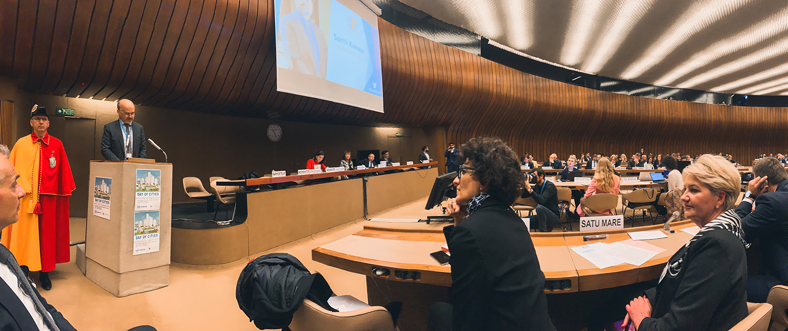 Primăria Satu Mare reprezenta România la evenimentul  Day of Cities și la cea de-a 68-a reuniune UNECE