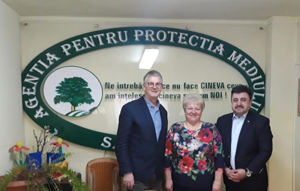 FOTO. Vizită onorantă la APM Satu Mare. Personalități de seamă ai protecției mediului