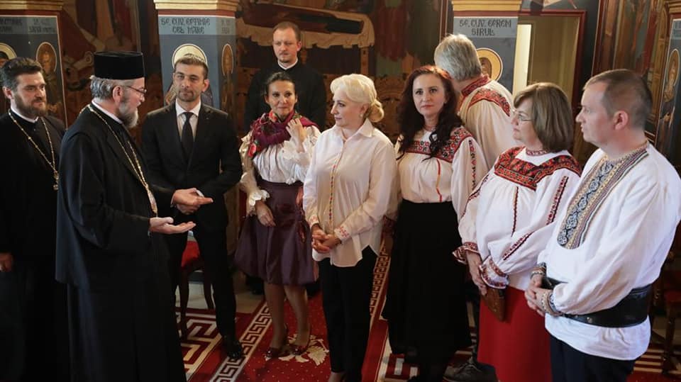 Premierul Viorica Dăncilă, invitată de onoare la Episcopia Maramureșului și Sătmarului
