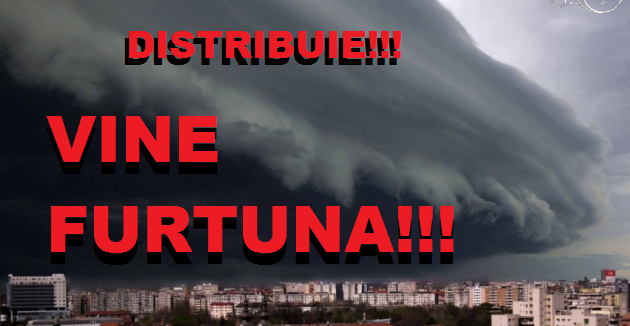 ALERTĂ!!! Vine FURTUNA!!! Sătmarul, sub atenționare COD GALBEN