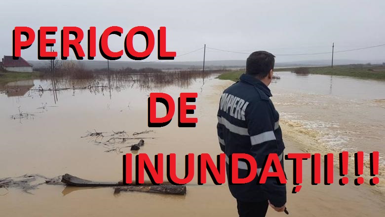 ALERTĂ!!! PERICOL  de INUNDAȚII în Oaș. COD PORTOCALIU