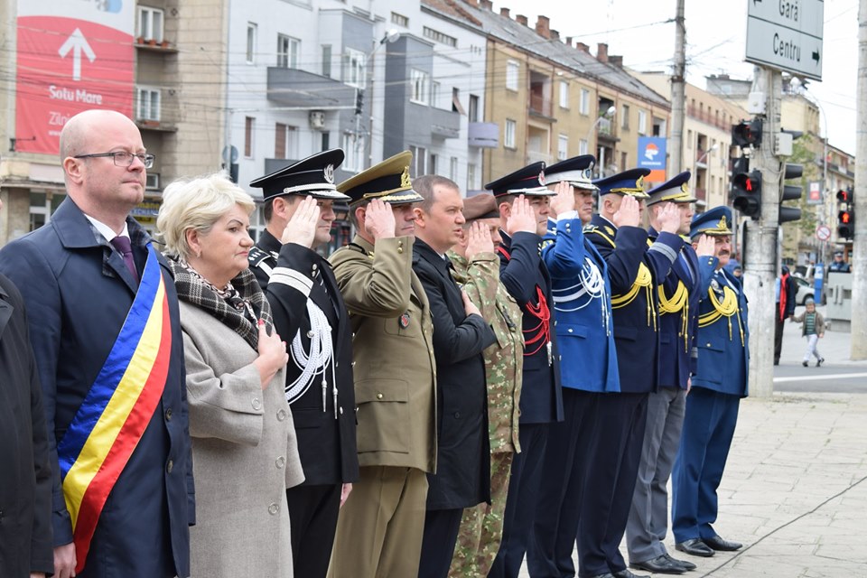 Tripla sărbătoare de 9 Mai, omagiată la Satu Mare