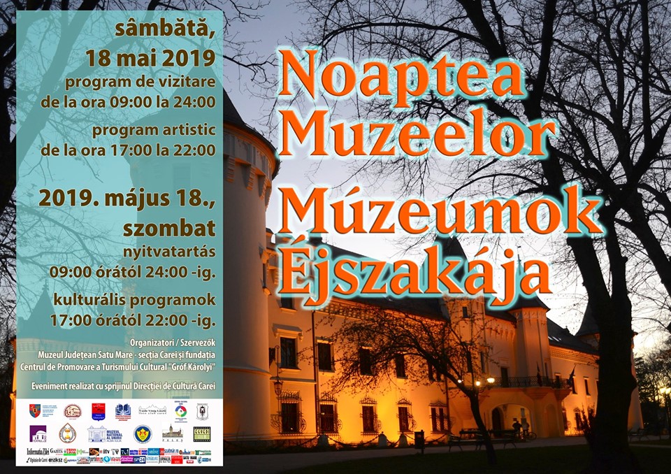 Noaptea Muzeelor, organizată sâmbătă la Carei