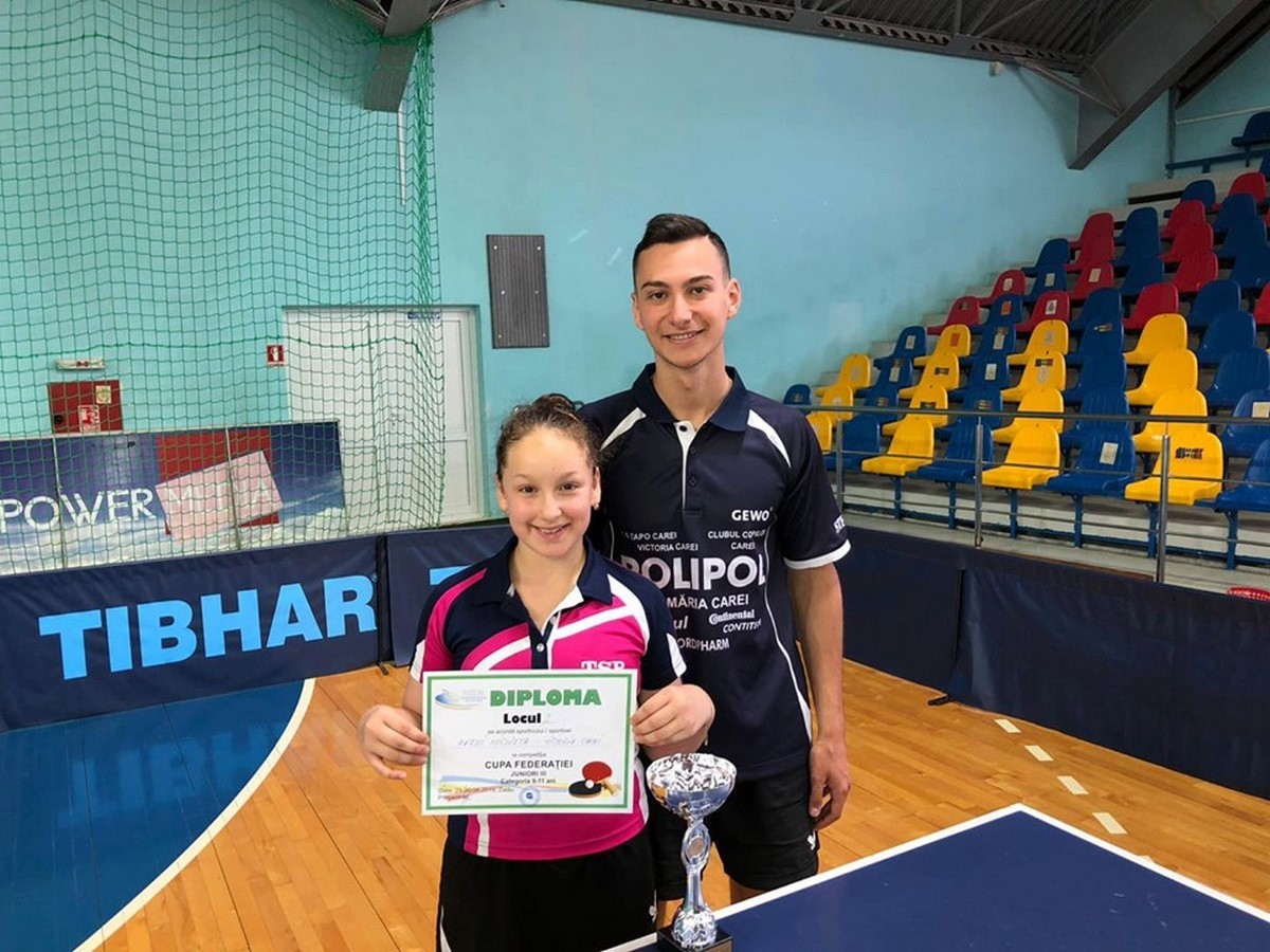 Medalie de aur la Cupa Federaţiei la tenis de masă