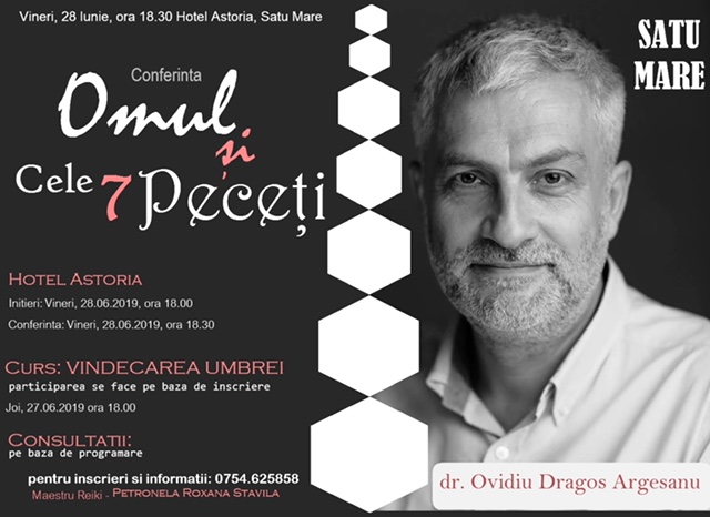 EVENIMENT. Ovidiu Dragoș Argeșanu revine la Satu Mare. Omul și cele șapte peceți