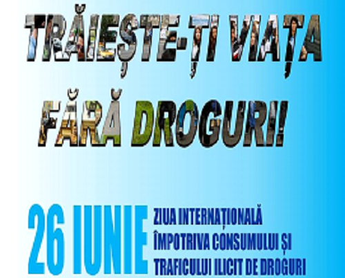 Evenimente organizate la Satu Mare de Ziua Internaţională Împotriva Consumului şi Traficului Ilicit de Droguri