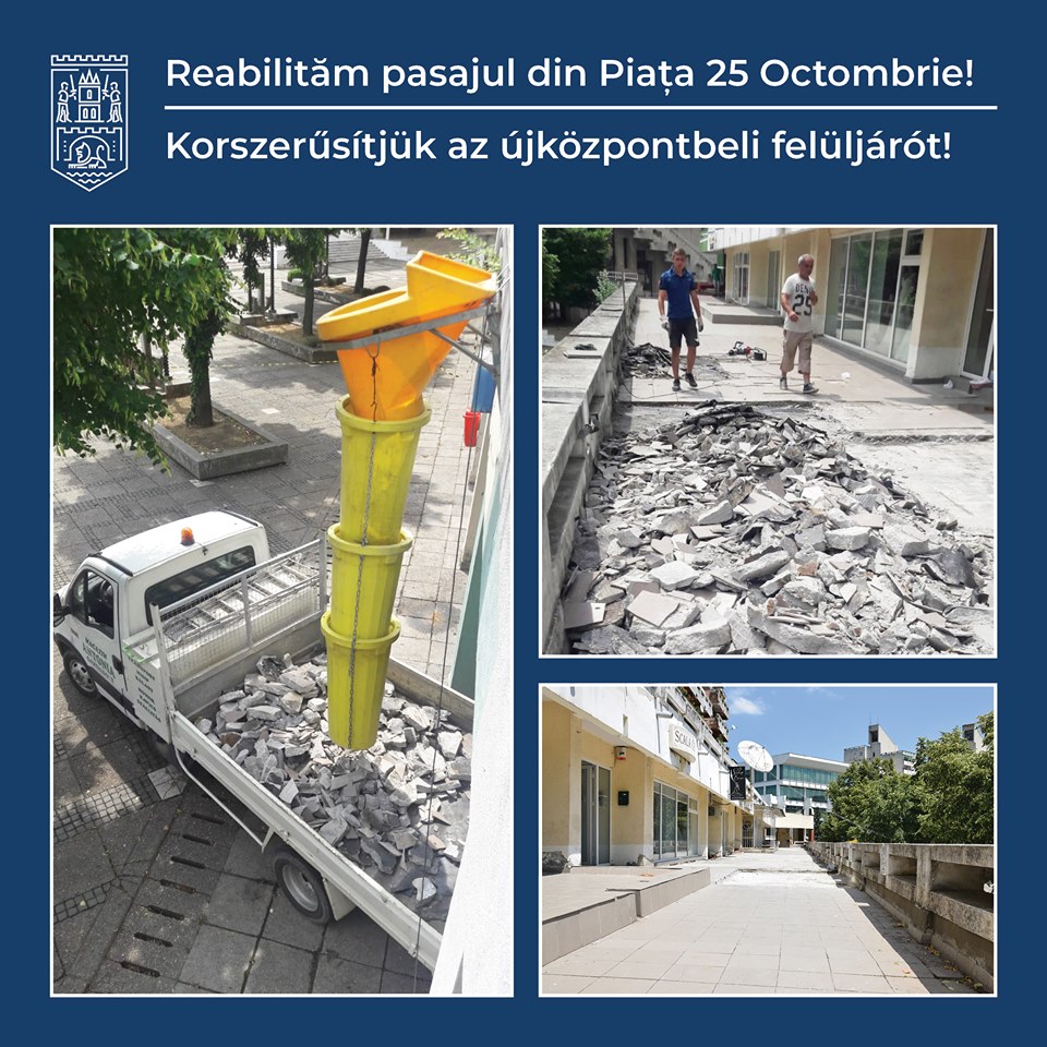 Au fost reluate lucrările de reabilitare a Centrul Nou