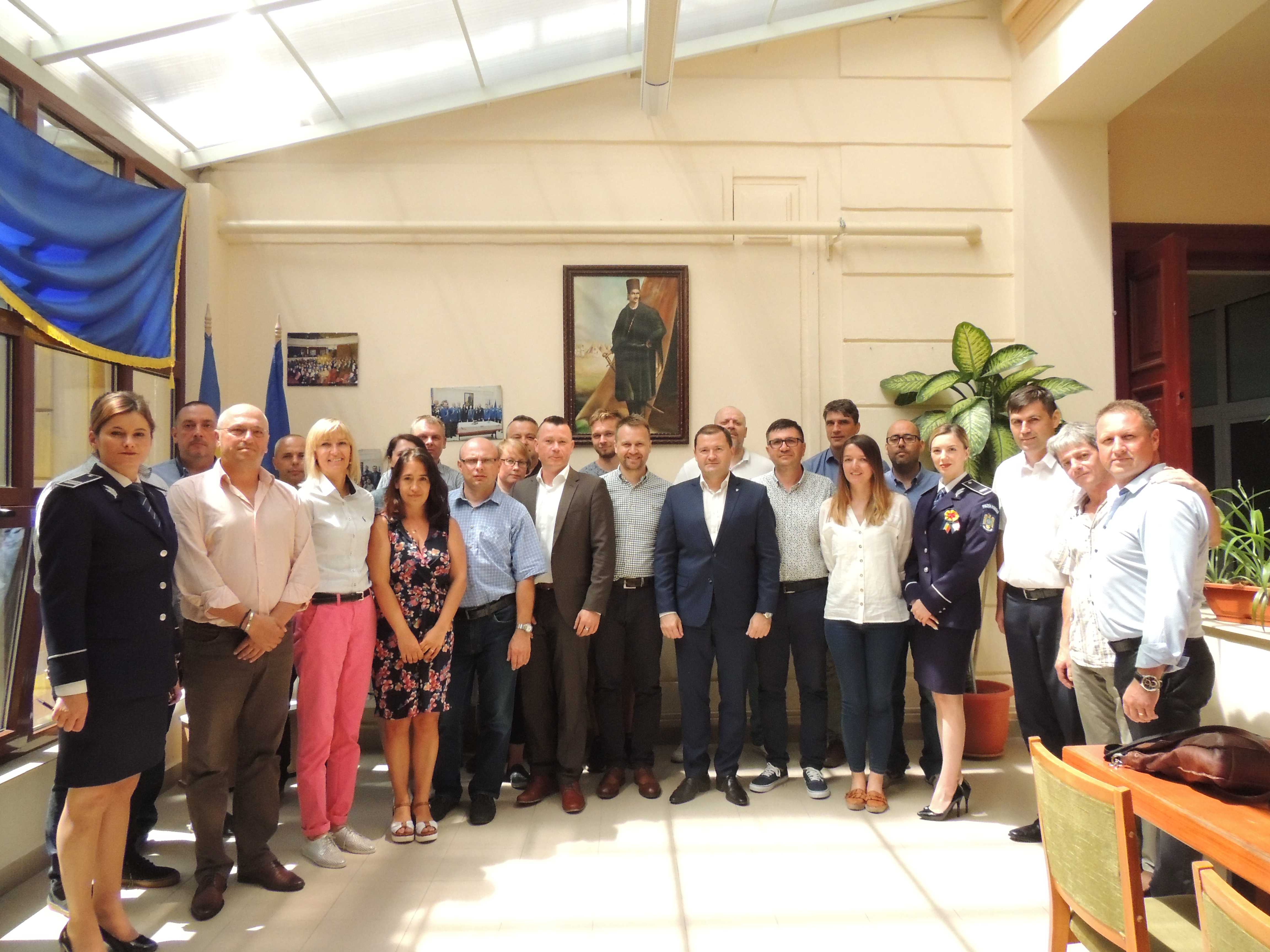 Polițiști din șase state europene, în vizită de studiu la Satu Mare pentru combaterea drogurilor