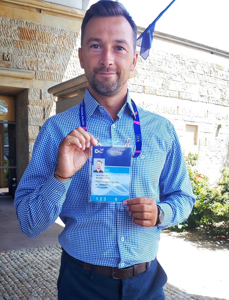 Caiacistul sătmărean Ionuț Stancovici a devenit arbitru european și mondial