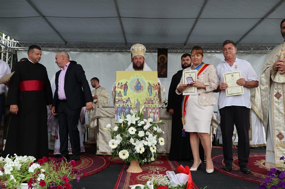 Episcopul vicar Timotei Sătmăreanul a târnosit biserica din Aliza