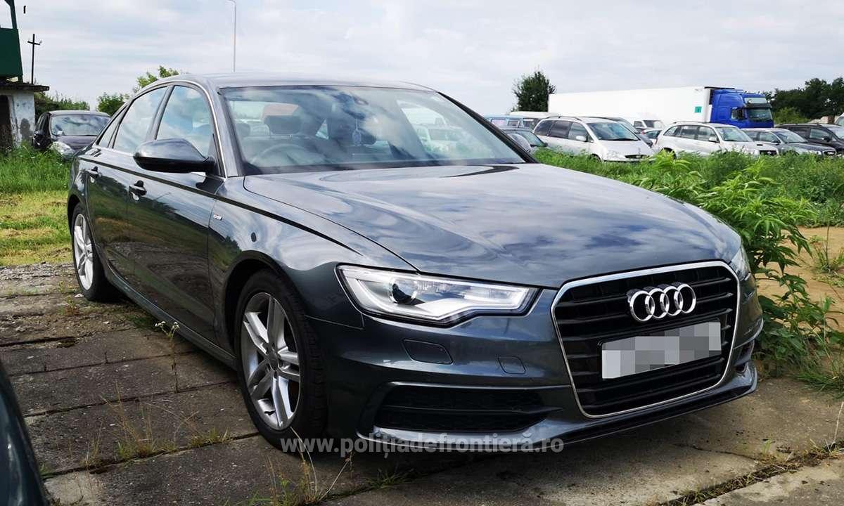 Bolid furat din Marea Britanie, depistat la Petea