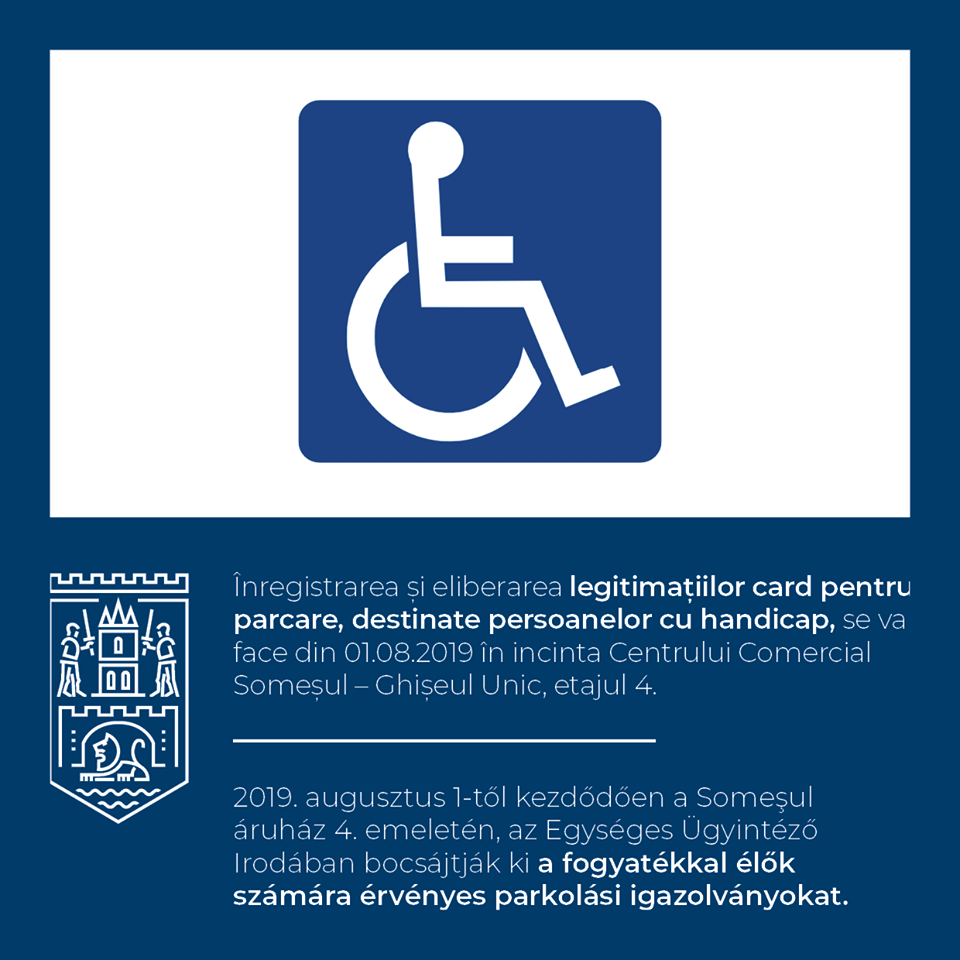 Anunț important pentru persoanele cu handicap
