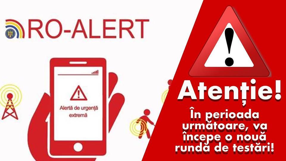 Calendarul testărilor Ro-Alert  în județul Satu Mare