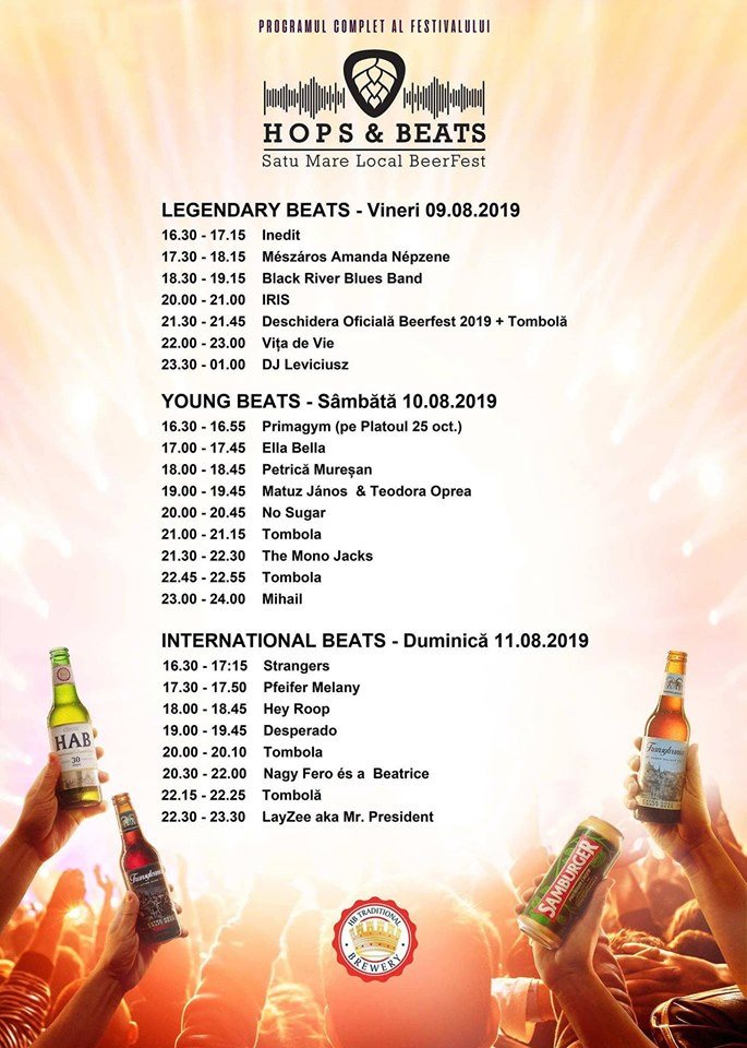 FESTIVALUL BERII. SURPRIZE MARI pentru sătmăreni de la organizatorii Festivalului ”Hops & Beats”