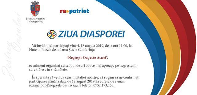 Ziua Diasporei la Negrești-Oaș, în 16 august