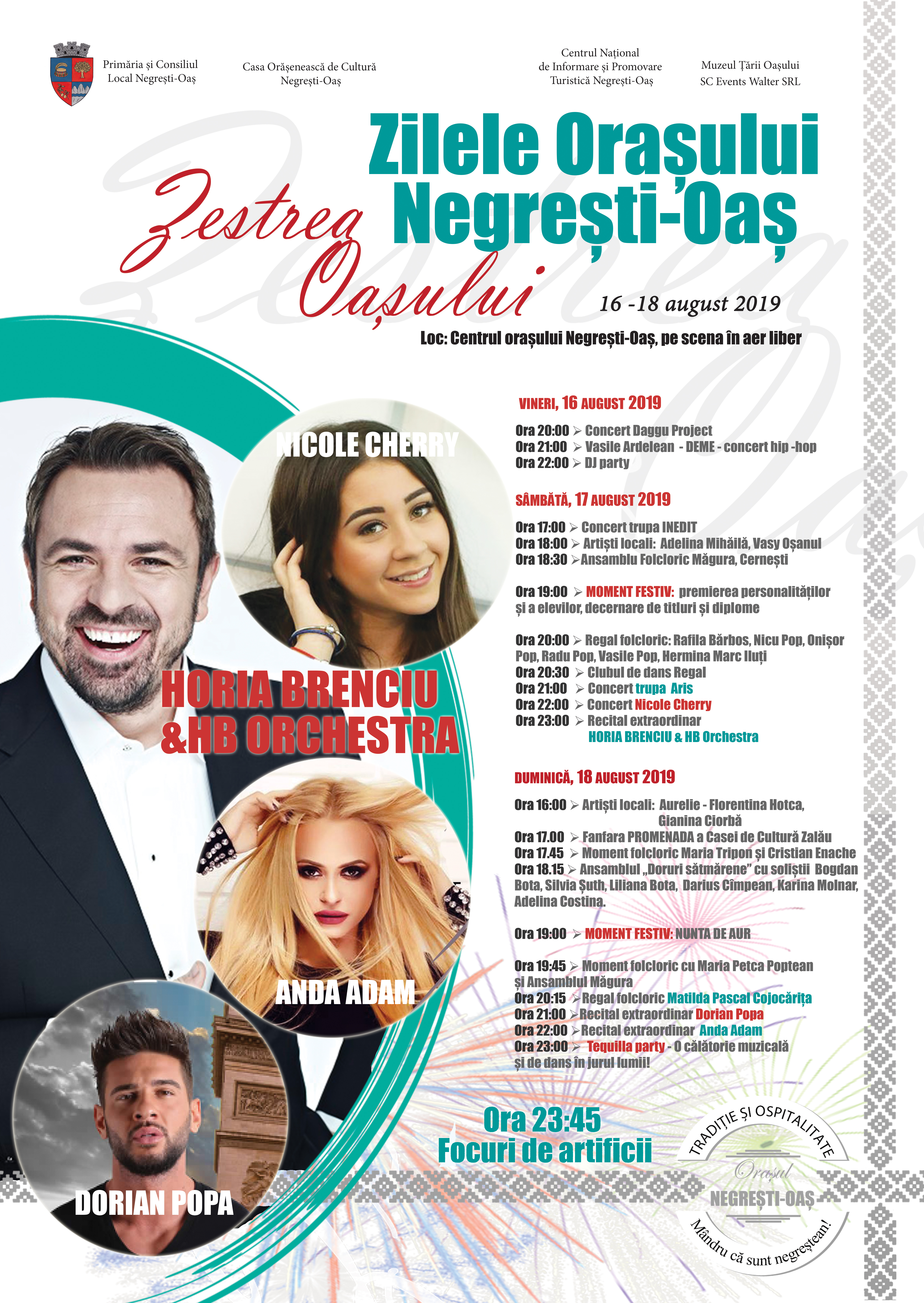 Programul pe ore la Zilele orașului Negrești-Oaș
