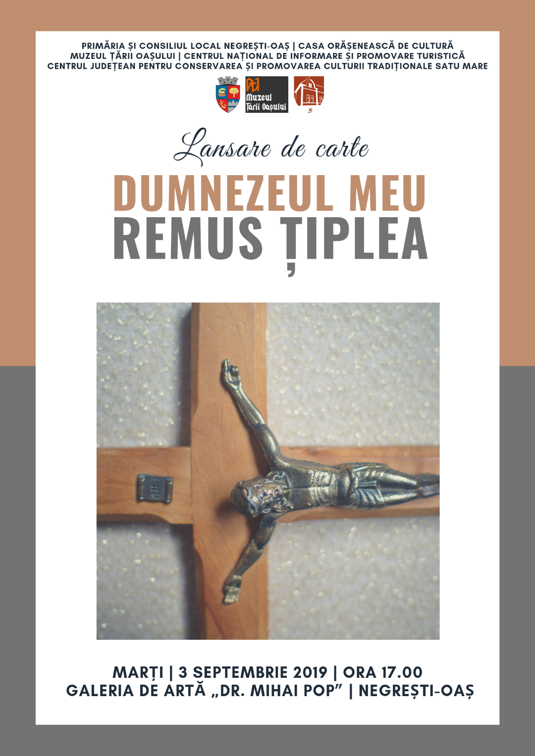Remus Țiplea își prezintă albumul foto ”Dumnezeul meu” la Negrești-Oaș, sub brandul Zestrea Oașului