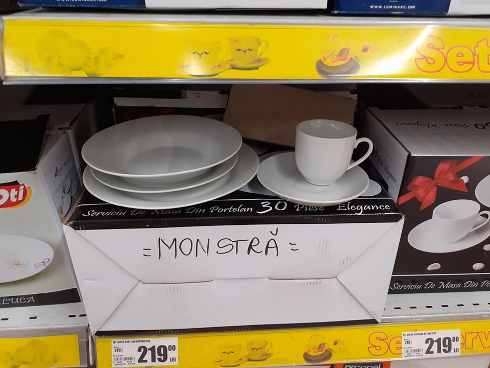 “Monstra” din farfurie
