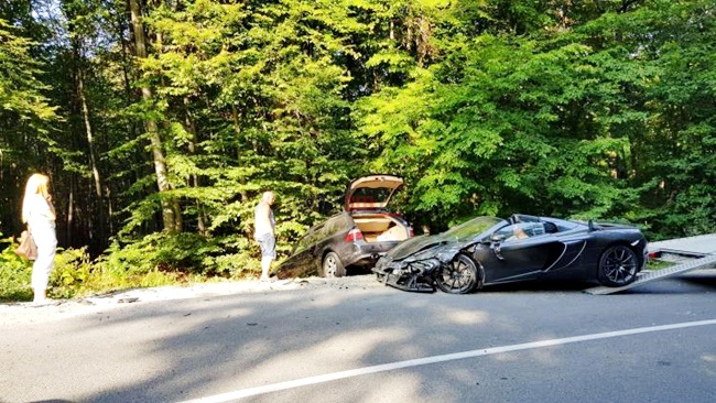 Un certezean și-a făcut praf Mc Laren-ul de peste 100.000 euro!