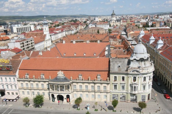 Palatul Bánffy, perla arhitectonică a Transilvaniei. Edificiul găzduieşte Muzeul de Artă Cluj-Napoca