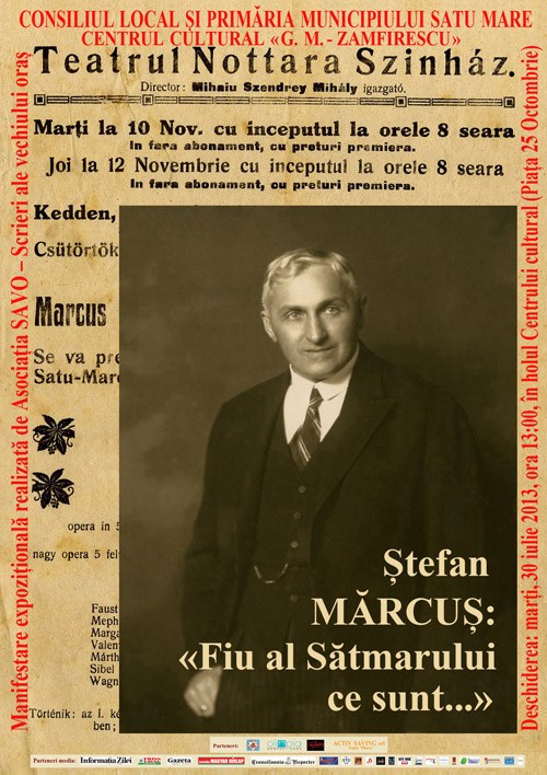 Viaţa şi activitatea artistului şi publicistului sătmărean Ştefan Mărcuş