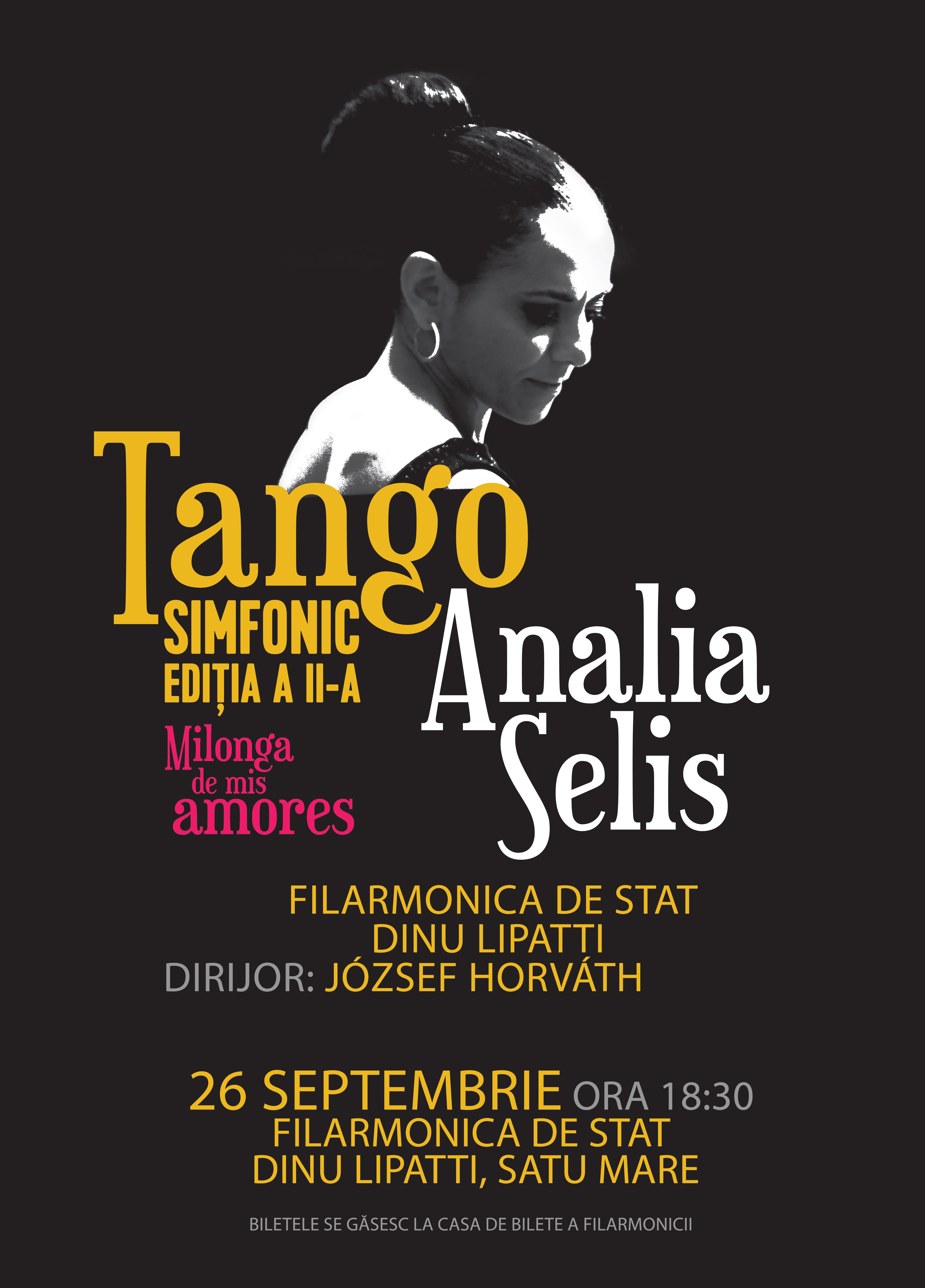 Spectacol de tango simfonic, la filarmonica Dinu Lipatti din Satu Mare