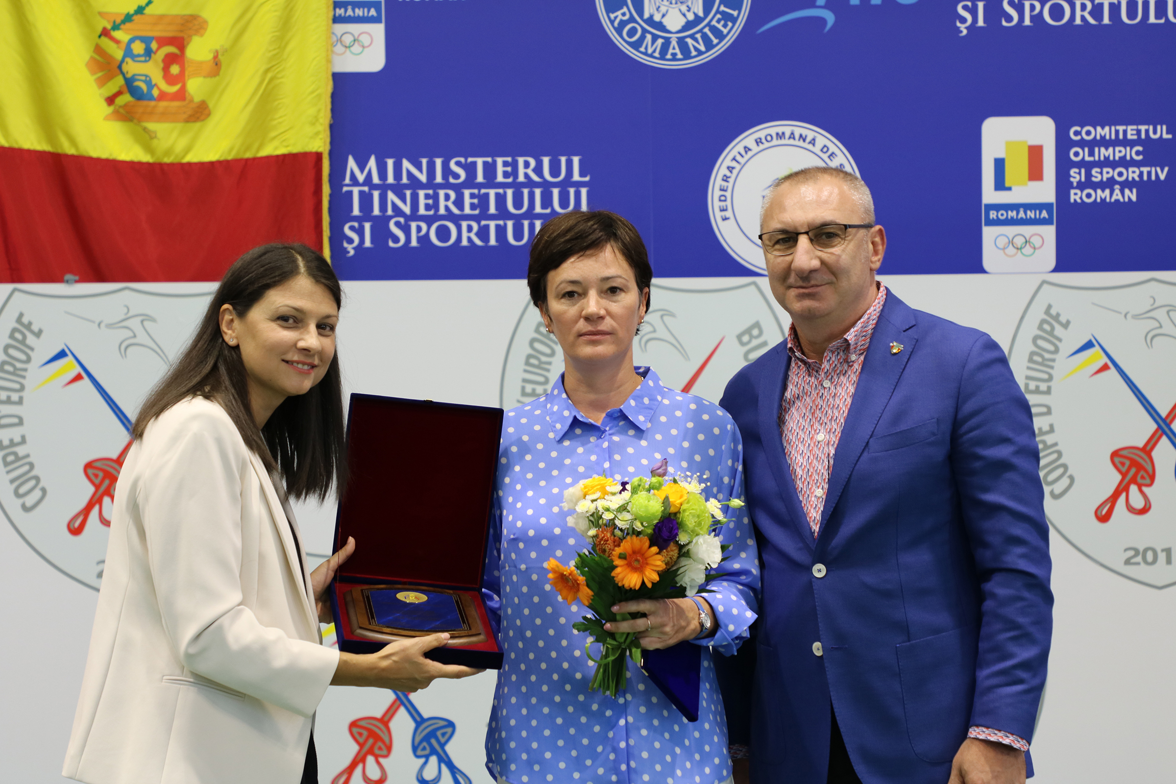 Ecaterina Stahl, omagiată de către clubul Steaua și FR Scrimă