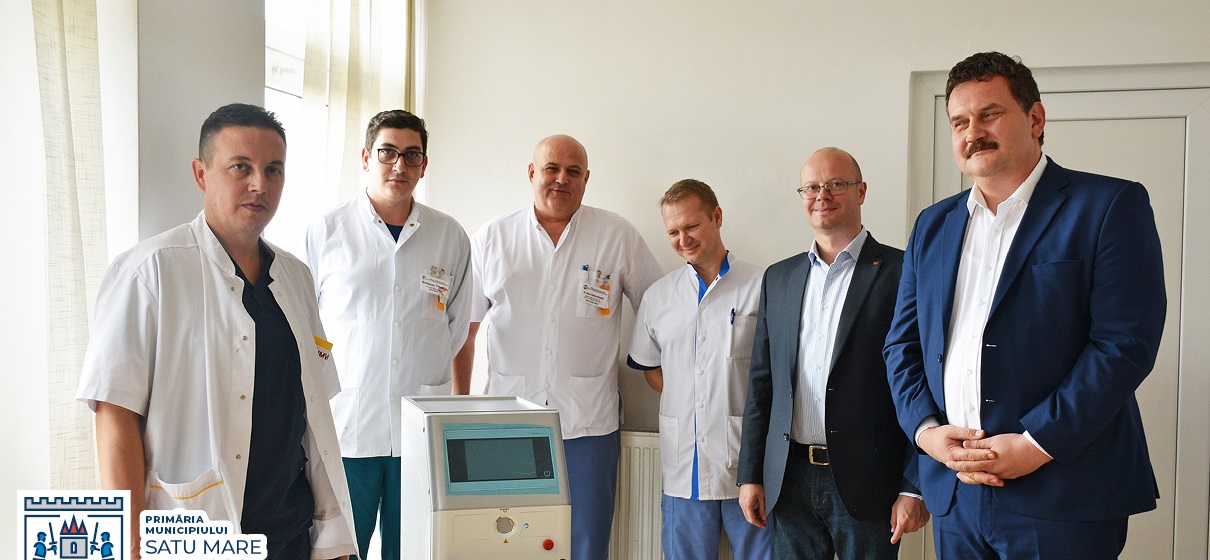 Aparat de ultimă generație donat de Primăria Satu Mare pentru Spitalul Județean