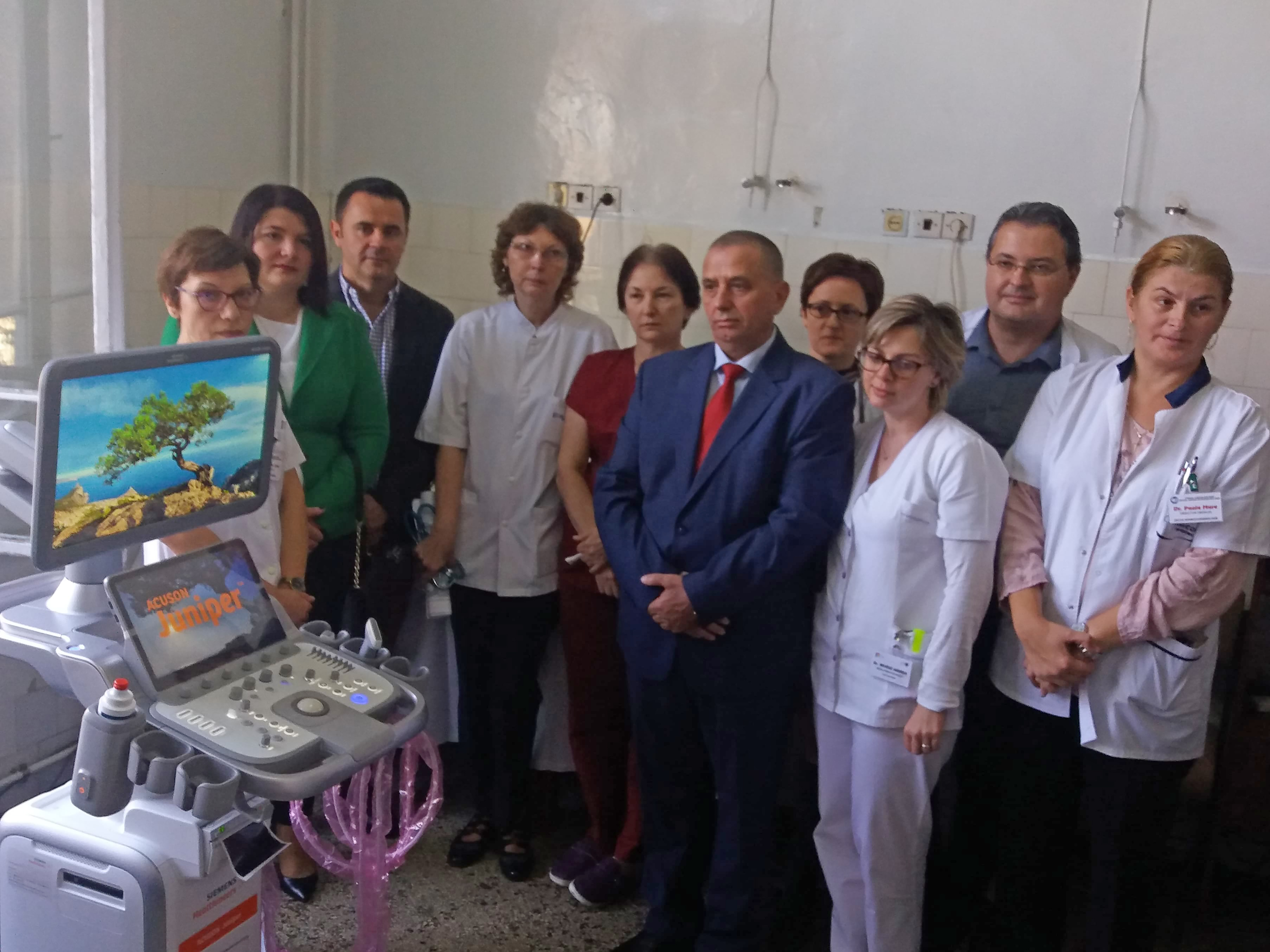 Aparatură medicală de 100.000 de euro, achiziționată de Vasile Lucuţ, pentru Secția de Neurologie a Spitalului Județean de Urgență Satu Mare