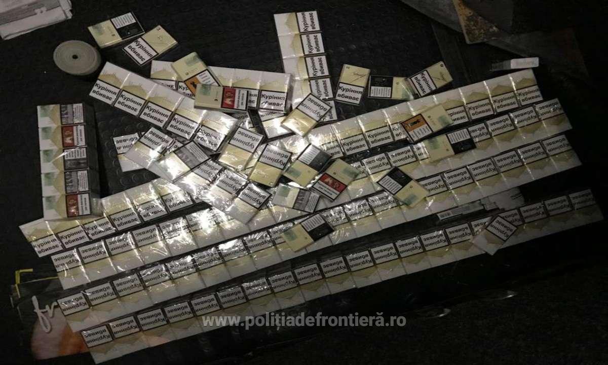Ţigări de contrabandă,  depistate la Petea