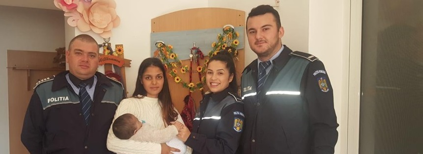 FOTO. RESPECT. Polițista EROINĂ de Satu Mare. A SALVAT VIAȚA unui BEBELUȘ