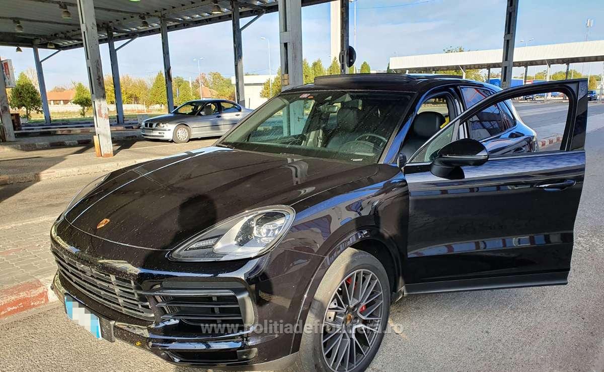 Porsche Cayenne, în valoare  de 100.000 de euro, căutat de autorităţile din Italia,  descoperit la P.T.F. Petea